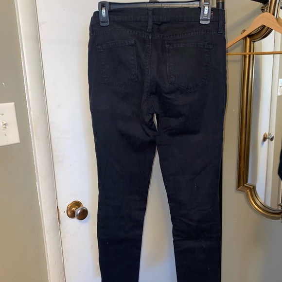 Angry Rabbit Black ripped skinny jeans size 28/7 - Picture 5 of 8